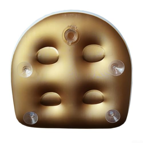 Aufblasbare Badewanne für Entspannung und Spa, leichtes wasserdichtes Material für einfache Verwendung (Gold) von ZYWUOY