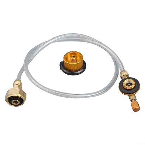 Camping Equipment Essential Gasflaschen-Adapter verbindet Öfen sicher und effizient an verschiedene Quellen von ZYWUOY