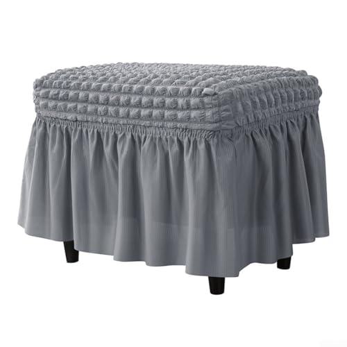 Chic Bubble Grid Rock Pedal Cover Essential Dust Cover for Sessel Style (Gray) von ZYWUOY