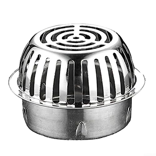 Edelstahl Anti-Clog Dach Boden Abfluss, Multi Größe Dachrinne Kanalisation Abfluss Filter, geeignet für Hof Dach Anti-Blockierung Bodenablauf, 150 mm von ZYWUOY