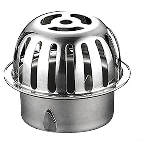 Edelstahl Anti-Clog Dach Boden Abfluss, Multi Size Dachrinne Kanalisation Abflussfilter, geeignet für Hof Dach Anti-Blockierung Bodenablauf, 75 mm von ZYWUOY