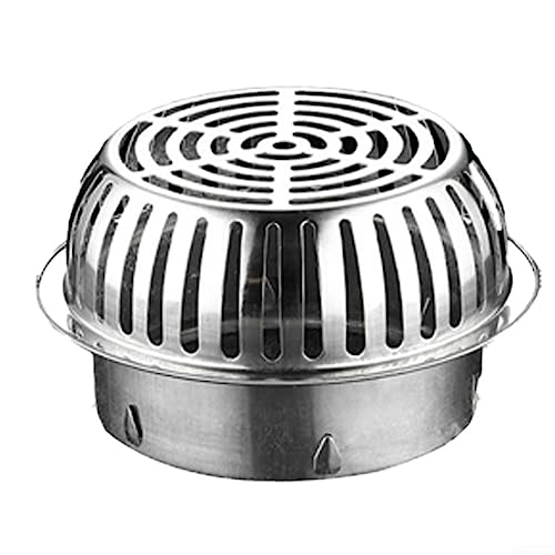 Edelstahl Anti-Clog Dachbodenablauf, mehrere Größen Dachrinne Kanalisation Abflussfilter, geeignet für Hofdach Anti-Blockierung Bodenablauf, 200 mm von ZYWUOY