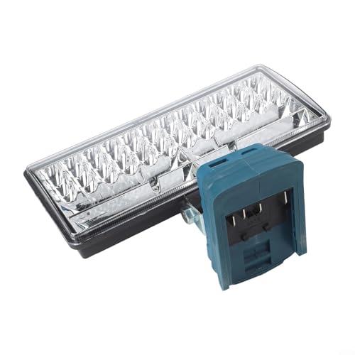 Effiziente LED-Arbeitsleuchte Taschenlampe mit Fern-/Abblendlicht für Bosch Li-Ionen-Akku (B) von ZYWUOY