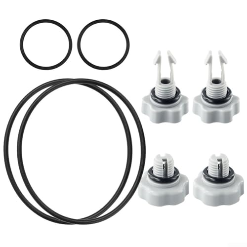 Ersatz-Paket für Intex Schwimmbad-Filterpumpe, komplett mit Luftablassventilen und O-Ringen Ersatz-Paket für Intex Schwimmbad-Filterpumpe, komplett mit Luftablassventilen und O-Ringen von ZYWUOY