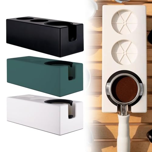 Espresso Tamper Station Sleek Aesthetic with Practical Features for Busy Coffee Environments (black 51/53mm) von ZYWUOY