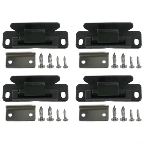 Externes Zugschnallenschloss für Wohnmobile und Heimschränke, starkes Nylon PA6 und Edelstahlkonstruktion, schwarz Externes Zugschnallenschloss für Wohnmobile und Heimschränke, starkes Nylon PA6 und Edelstahlkonstruktion, schwarz von ZYWUOY