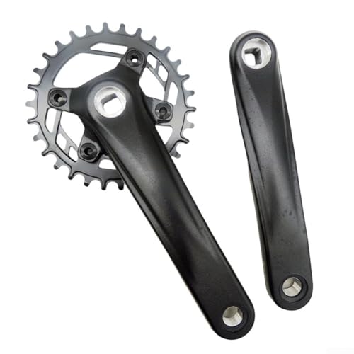 Fahrrad-Kurbelgarnitur für Elektrofahrräder mit einem 30T Kettenblatt und Aluminiumkonstruktion von ZYWUOY