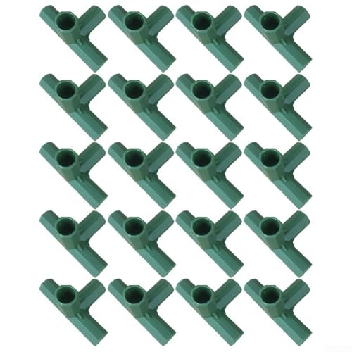Gartenrahmenverbinder 11mm 20 Stück zur einfachen Montage von Gewächshaus-Stützsystemen (B) von ZYWUOY