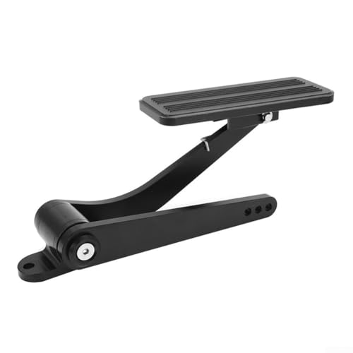 Gaspedal-Beschleuniger, schwarzes Aluminium, Gaspedal, Gaspedal, Gaspedal, Firewall, Montagehalterung, für Auto- und LKW-Modelle von ZYWUOY