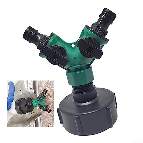 IBC Tankadapter, 2-Wege-Ventil, separate Steuerung, Wasserablaufadapter für S60X6 Wasserspeichertank, Tankfass-Montageteile IBC Tankadapter, 2-Wege-Ventil, separate Steuerung, Wasserablaufadapter für S60X6 Wasserspeichertank, Tankfass-Montageteile von ZYWUOY