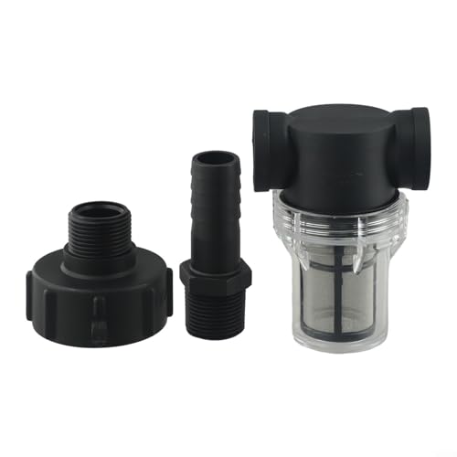 IBC Verbindungsstück 100 Mesh mit Edelstahlsieb für Regenwasser (25 mm) von ZYWUOY