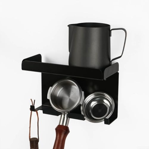 Kaffee-Utensilien-Hängeregal, Kaffeegriff-Aufbewahrungsregal, Kaffee-Bar-Zubehör und Organizer, Kaffee-Caddy für Küche, Zuhause Kaffee-Utensilien-Hängeregal, Kaffeegriff-Aufbewahrungsregal, Kaffee-Bar-Zubehör und Organizer, Kaffee-Caddy für Küche, Zuhause von ZYWUOY