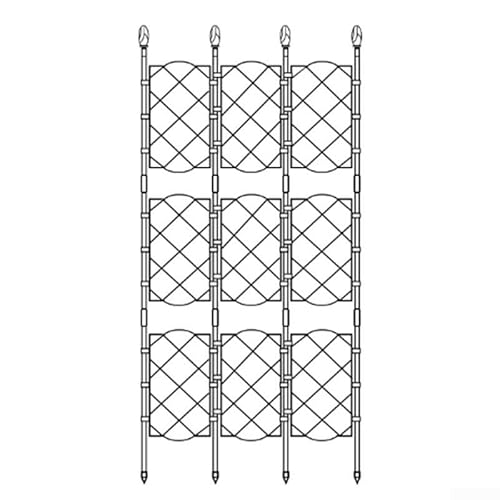 Kletterhalterung für Pflanzen, langlebig, Polyethylen + Eisenstruktur für verbesserte Unterstützung, 46,5 x 90 cm Kletterhalterung für Pflanzen, langlebig, Polyethylen + Eisenstruktur für verbesserte Unterstützung, 46,5 x 90 cm von ZYWUOY