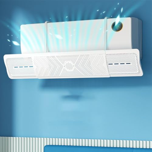 Klimaanlage Deflektor, PP skalierbare Klimaanlage Schallwand Windschutz Anti Direct Blowing Outlet Shield Cover von ZYWUOY
