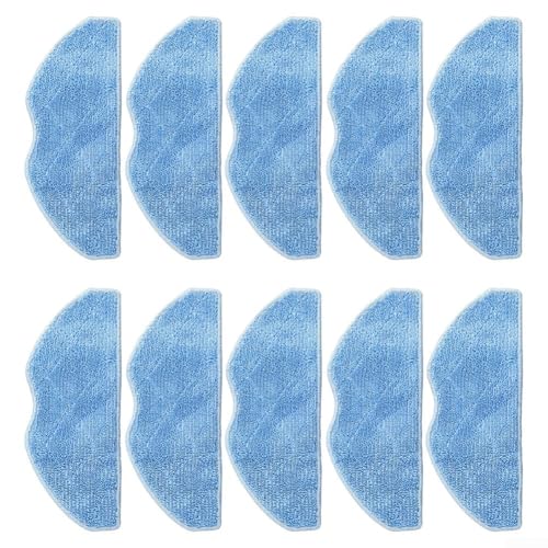 Kompatible Wischmopp-Pads für MEDION X10 SW Staubsauger, 4 oder 10 Stück, einfache Wartung Zubehör (10 Stück) von ZYWUOY
