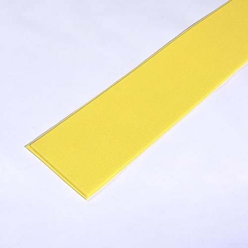 Kreative 3D-Wandaufkleber, PVC-Sockelleiste, starke Haftung, ideal für Zuhause, Küche und Badezimmer, 1 Stück (hellgelb) von ZYWUOY