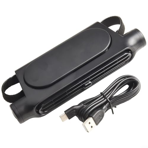 Leiser Betrieb Auto-Rücksitz-Ventilator, verbesserte Komfortfunktionen mit mehreren Geschwindigkeitsstufen für alle Fahrzeugtypen (schwarz) von ZYWUOY