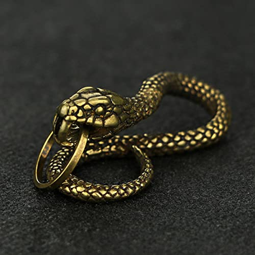 Messing Schlange Vintage Tier Statue Metallfigur Requisiten Messing handgefertigt 12 Zodiac lebendige zarte Schlange Dekoration Messing Schlange Vintage Tier Statue Metallfigur Requisiten Messing handgefertigt 12 Zodiac lebendige zarte Schlange Dekoration von ZYWUOY