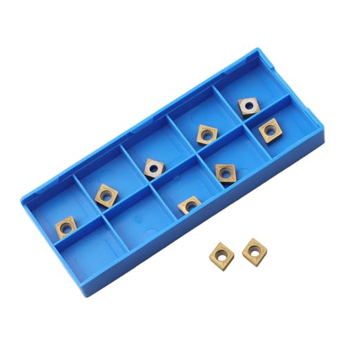 Metallbearbeitungseinsätze CCMT 060204, 10-teiliges Set für CNC-Werkzeuge, US735 Grad mit starker Haltbarkeit von ZYWUOY
