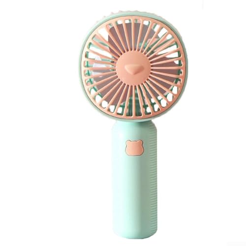 Mini-USB-Ventilator, niedliches Cartoon-Design, perfekt für Reisen, Veranstaltungen im Freien und Schlafsaal (grün) von ZYWUOY