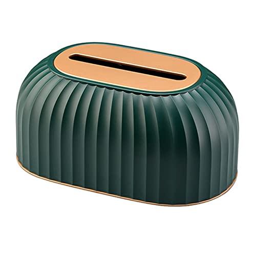 Multifunktionale Taschentuchbox, gestreift, Toilettenpapierbox, Serviettenhalter, dunkelgrün Multifunktionale Taschentuchbox, gestreift, Toilettenpapierbox, Serviettenhalter, dunkelgrün von ZYWUOY