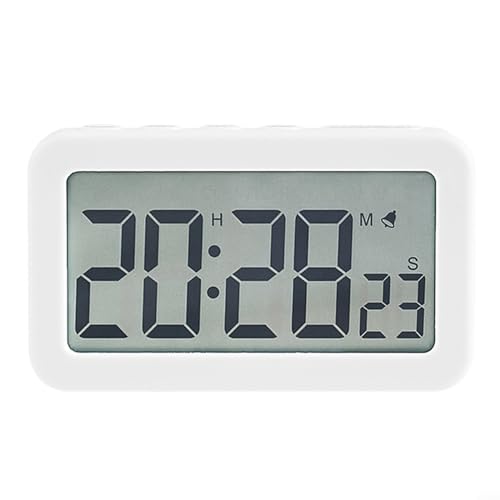 Multifunktions-Wecker, Timing- und Schlummermodus, perfekt für Organisation und Aufwachroutine (weiß) von ZYWUOY