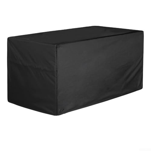 Outdoor Deck Box Abdeckung, 210D Garten Kissen Aufbewahrungsbox Abdeckung für Außenbank Lagerung für Innenhof Winddicht Wasserdicht (130 x 60 x 71 cm) von ZYWUOY