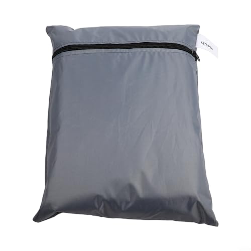 Outdoor-Kühlschrank-Abdeckung, 210D, strapazierfähig, wasserdicht, mit bequemem Zugang (grau, 58 x 58 x 142 cm) von ZYWUOY
