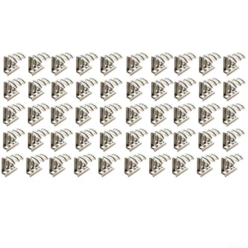 Photovoltaik-Wasserführungsclip, 50 Stück, 304 Edelstahl, Wasserführungsclip für Solarzellen, selbstreinigend, für Solarenergie-Setup (30 mm) von ZYWUOY