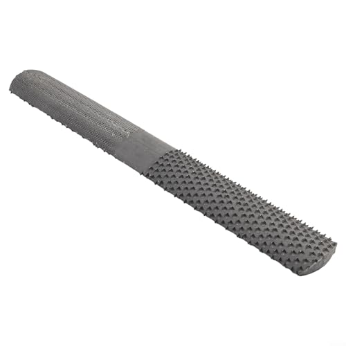 Professionelle 4 in 1 Holzbearbeitungsfeile aus Karbonstahl, flache Raspel halbrund zum schnellen Formen und Polieren von Holz, Kunststoff und Gips von ZYWUOY