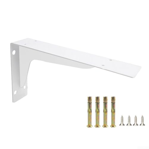 Robuste Wandhalterung aus Stahl für Regale, robuste Unterstützung für Innendekoration (45,7 cm) von ZYWUOY