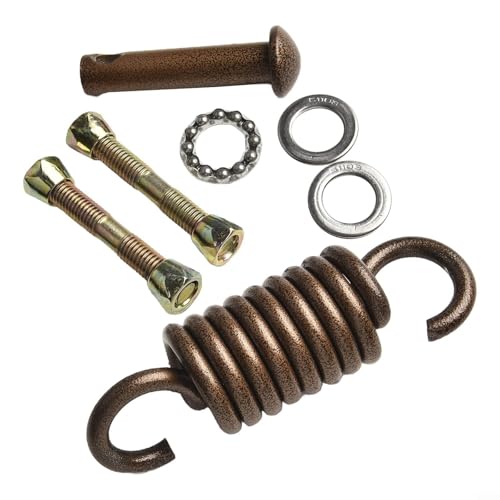 Robuster Haken für Hängesessel, Federhaken für Eierstühle, Schaukelstühle und mehr, max. Tragkraft 250 kg (braun) von ZYWUOY