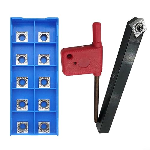 SSDCN1010H09 Fräser Drehmaschine Drehhalter mit 10 Stück SCGT09T304-AK H01 Hartmetall-Dreheinsätze für Fräsen Drehmaschine Werkzeug Drehmaschine von ZYWUOY