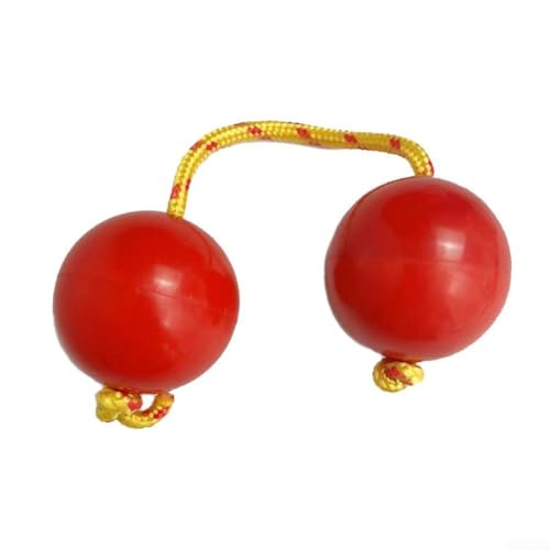 Sand Eggs Asalato Shakers Percussion Instrument for Rhythm and Music Enthusiasts (Red) von ZYWUOY