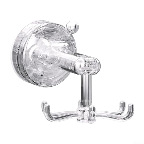 Saugnapfhaken, 360° drehbare Haken, Wand-Organizer für Zuhause und Küche, Badezimmer-Handtücher, kleine Werkzeuge, 2 Stück von ZYWUOY
