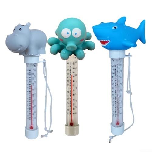Schwimmendes Poolthermometer zur präzisen Temperaturmessung in Spas und Fischteichen (C) von ZYWUOY