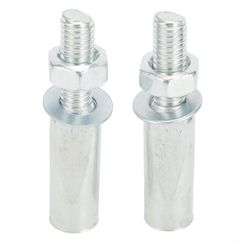 Sichern Sie Ihr Tretlager mit Kurbelkeilen 2er Set, 9 5mm kurze Stahl Fahrradstifte mit Muttern und Unterlegscheiben Sichern Sie Ihr Tretlager mit Kurbelkeilen 2er Set, 9 5mm kurze Stahl Fahrradstifte mit Muttern und Unterlegscheiben von ZYWUOY