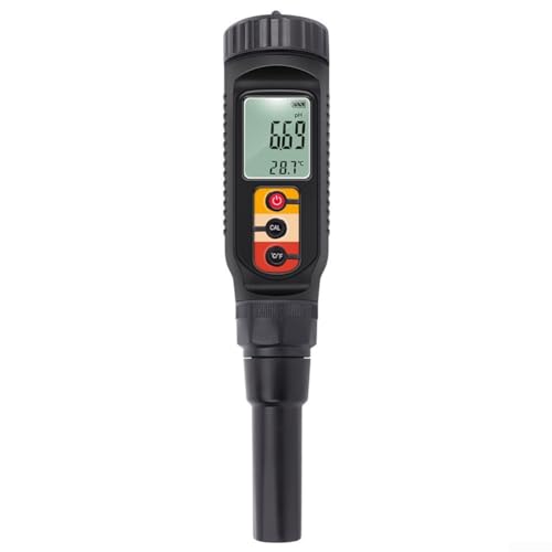 Smart PH Meter, Digital Food Measuring Instrument, Dough Alkalinity Meter, Soil PH Value Tester, With Backlight Display Screen von ZYWUOY