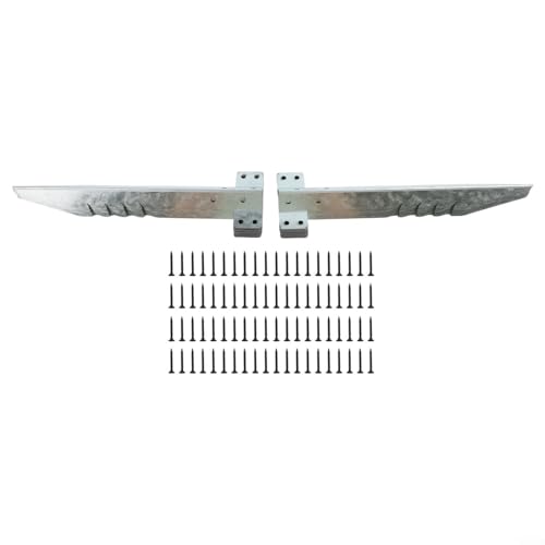 Stabile Halterungen für Eisenbahnschwellen erhältlich in 10 oder 20 Packungen mit Schrauben für einfache Installation im Garten (20 Stück) von ZYWUOY