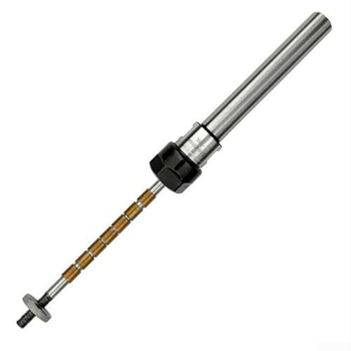 Stifthalter-Set mit Stahldorn für reibungsloses Drechseln (gerader Griff) von ZYWUOY