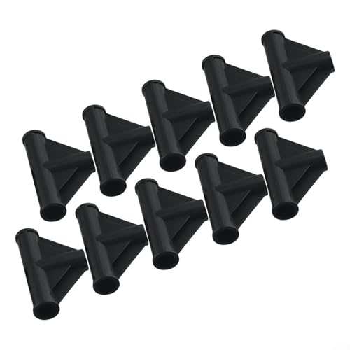 T-Verbindungs-Set für Zelte, 10 Stück, tolle Wahl für die Sicherung von Zelten und zur Unterstützung von Pflanzen mit einem I D von 19 mm T-Verbindungs-Set für Zelte, 10 Stück, tolle Wahl für die Sicherung von Zelten und zur Unterstützung von Pflanzen mit einem I D von 19 mm von ZYWUOY