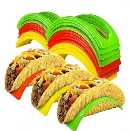 Taco-Halter, 30 Stück, Taco-Halter, mexikanische Lebensmittel, Wellenform, harter Ständer, Küchenhelfer von ZYWUOY