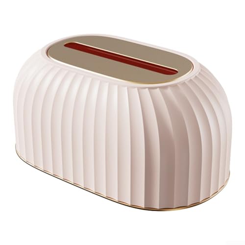 Taschentuchbox, nordischer Stil, Taschentuch-Aufbewahrungsbox mit Hebe-Serviettenhalter für Wohnzimmer, Büro, Auto, Badezimmer (Rosa) von ZYWUOY