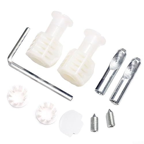 Toiletten-Tankschrauben, weiß, verzinkt, Befestigungsschrauben-Set für Wand-Toilette für WC, geschlossenes Toiletten-Set Toiletten-Tankschrauben, weiß, verzinkt, Befestigungsschrauben-Set für Wand-Toilette für WC, geschlossenes Toiletten-Set von ZYWUOY