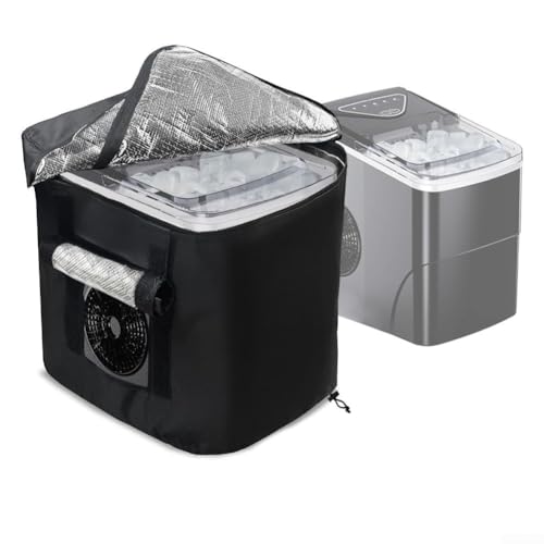 Tragbare Eismaschinen-Abdeckung, hitzebeständig, wasserdicht, Staubschutz, für Zuhause, Garage, Büro, schützender Hitzeschild, 33 × 23 × 34 cm Tragbare Eismaschinen-Abdeckung, hitzebeständig, wasserdicht, Staubschutz, für Zuhause, Garage, Büro, schützender Hitzeschild, 33 × 23 × 34 cm von ZYWUOY