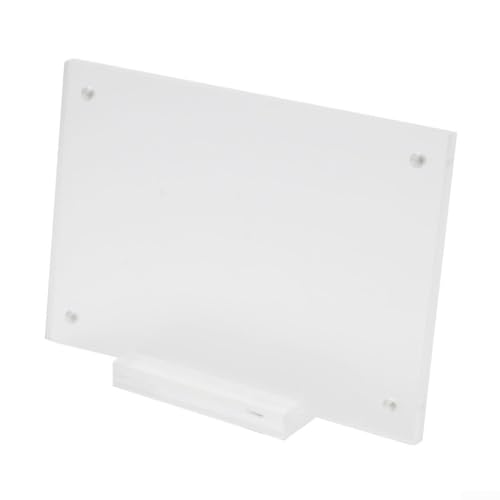 Transparenter Acryl-Displayhalter für Fotos und Schilder, Tischregal für Zuhause und Büro (10 x 15 cm) von ZYWUOY