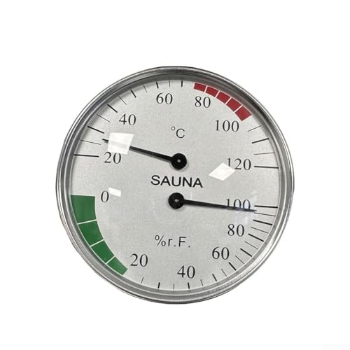 Überwachen Sie effizient das Klima Ihrer Sauna mit diesem stilvollen Thermometer- und Hygrometer-Set von ZYWUOY