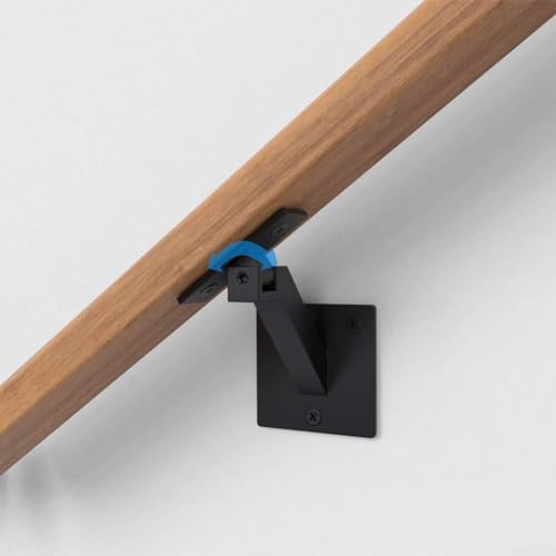 Verstellbare Handlaufhalterungen für Innentreppen mit Drehfunktion, Eisenkonstruktion für langfristige Treppengeländer, von 3 oder 4 (4 Stück) von ZYWUOY