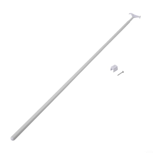 Verstellbare Rollostange, leichte Aluminiumlegierung, 70 bis 135 cm für mühelose Fenstermontage Verstellbare Rollostange, leichte Aluminiumlegierung, 70 bis 135 cm für mühelose Fenstermontage von ZYWUOY