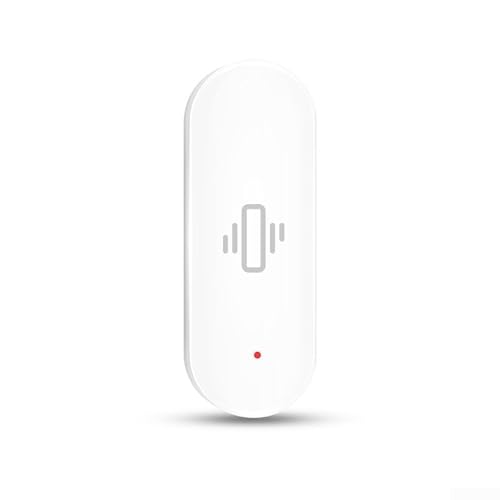 Vibrationssensor, WiFi, Vibrationssensor, Alarm-Detektor, Vibrationssensor für Tuya Smart Vibrationssensor, Erkennung für Smartlife (1 Stück) von ZYWUOY